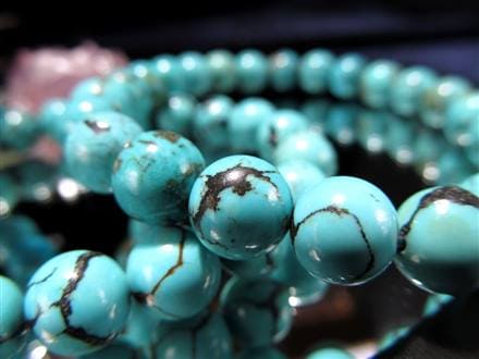 フーベイターコイズデスクビーズネックレス&色んなお石のブレスレット フーベイターコイズデスクビーズネックレス&色んなお石のブレスレット