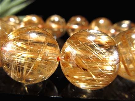 至高の逸品】☆超透明な巨珠！☆絶大な存在感！☆黄金の輝き＆ルチル 