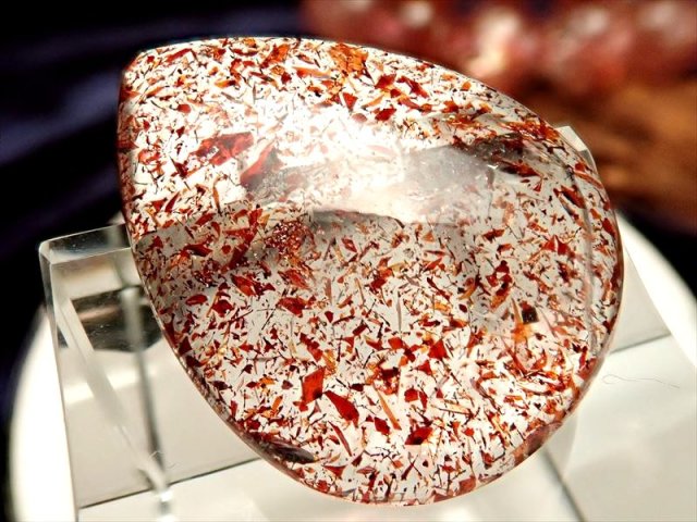 ☆透明！希少なレピドクロサイト入り水晶☆きらきらインクルージョン