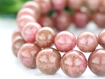 ☆お手頃価格☆希少!!憧れの純国産石☆薔薇輝石と水晶の混合石☆最愛の 