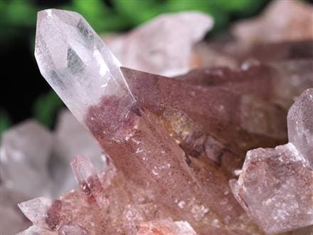 ◆当店先行入荷！【ハイクオリティ品質】◆ハッキリ見える！レッドファントム◆運気上昇のシンボル「赤富士」◆水晶の年輪！ファントム◆高品質1点物◆レッドファントムクォーツ【赤幻影水晶】クラスター◆最大幅約16cm◆約1174g◆【南インド  カルール地区産】