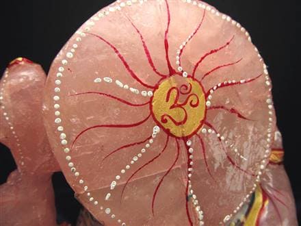 極上一級彫り 人気 夢を叶える象 豪華22金カラー彩色タイプ 悩みや不安からの開放 あらゆる障害を跳ね除ける守り神 1点物 ガネーシャ彫り置物