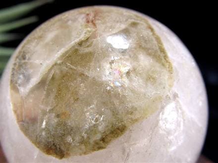 専用すごい虹！ジラソルクォーツ スフィア めちゃくちゃ可愛い デカ 高