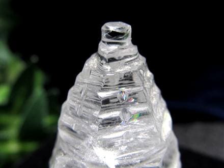 シュリヤントラ 水晶 クォーツ ◇富を司るシュリヤントラ◇浄化力の強い希少水晶◇『地球最後の秘境