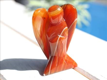 ◇サードオニキス使用◇手のひらに収まるお手頃サイズ◇幸福を運ぶ天使