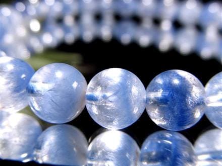 ◇今後入荷困難！特別価格◇奇跡の透明感！水晶に咲く群青の花◇思慮の