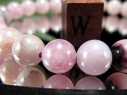 鑑別書付属】◇国内流通極少◇優しい紫と乳白の調和◇マンガン