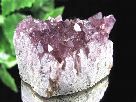 癒しの石」アメジスト水晶結晶群 装飾品