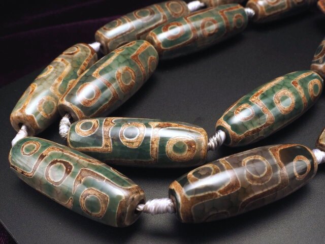 瑪瑙 龍眼金線天珠 9-168 天然龍眼天珠- Top 10件天然