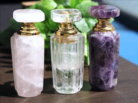 恋愛成就☆香水瓶型オルゴナイト（願い叶えるメモリーオイル封入