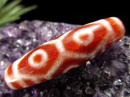 ◇限定入荷！紅天珠◇チベット発祥の厄除け・開運お守り◇存在感