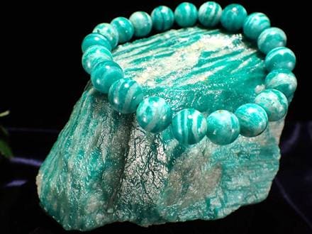 ☆BIGサイズ☆霜降り☆濃色アマゾナイト☆希望の石！ホープストーン