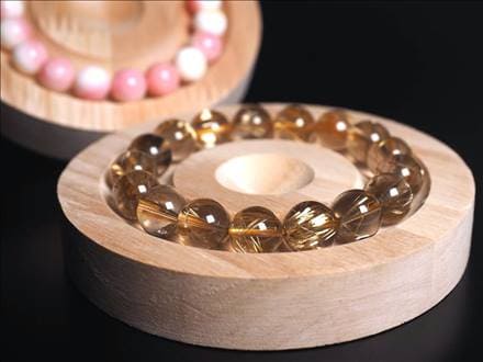 ☆天然石が映えるナチュラル素材☆ブレスレットのディスプレイに