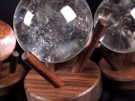 ☆ラブラドライト丸玉125∅【天然原石】約3kg 木製台座付