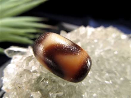 限定販売！唯一の逸品】◇まるで老天珠の風合い◇天然瑪瑙×職人技