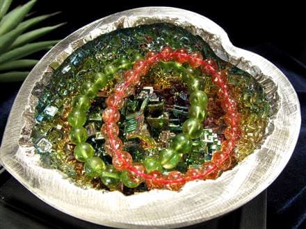 ☆激レア☆希少☆ トルマリン針結晶☆丸玉☆ 金運・ビジネス運の向上 高品質]ブラジル産ゴールドルチルクォーツ丸玉/スフィア（球体