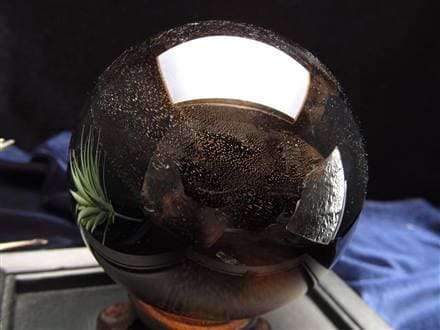 スモーキークォーツ　水晶　丸玉大玉　アイリスクォーツ　スフィア　【超美品】 限定数のみ】アイリス(虹入り） スモーキークォーツ スフィア丸