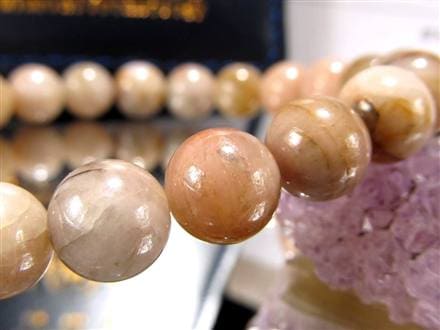 高波動 フェナカイト ブレスレット高品質◇ロシア産証明書付き＊ 超超激レア！過去最高品質83ct！超高波動ロシア産フェナカイト原石