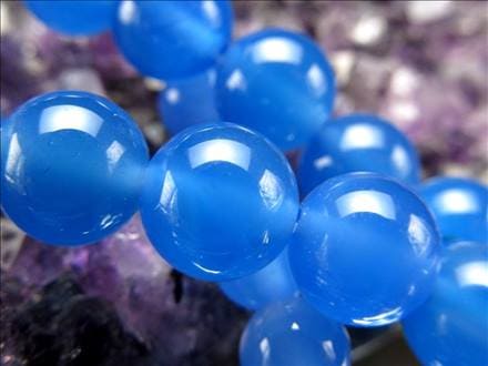 高品質　ブルーフラワーアゲート　ブルー桜瑪瑙　BIG月　ムーン Blue Flower Agate Sphere ✧ ブルーフラワーアゲート | FLUXY