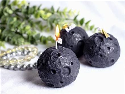 NOA3ボタニカル＆パワーストーンキャンドル オオカミさんと月❤️ NOA3ボタニカル＆パワーストーンキャンドル オオカミさんと月