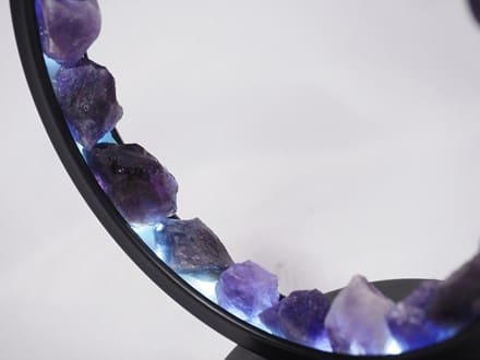 アメジスト クリスタルヒーリングライト ベッドサイドナイトライト