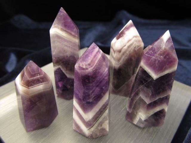 ケープアメジスト六角柱 紫水晶 ポイント POINT( シェブロンアメジスト ) ケープアメジスト六角柱 紫水晶 ポイント POINT( シェブロン