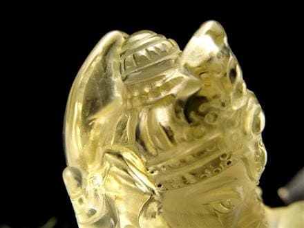 綺麗　天然石　高品質　水晶　手彫り　シトリン　白菜の形に彫刻した物　百財 翡翠 白菜 ペンダントトップ 根付 鑑定書付 | 天然石の卸屋