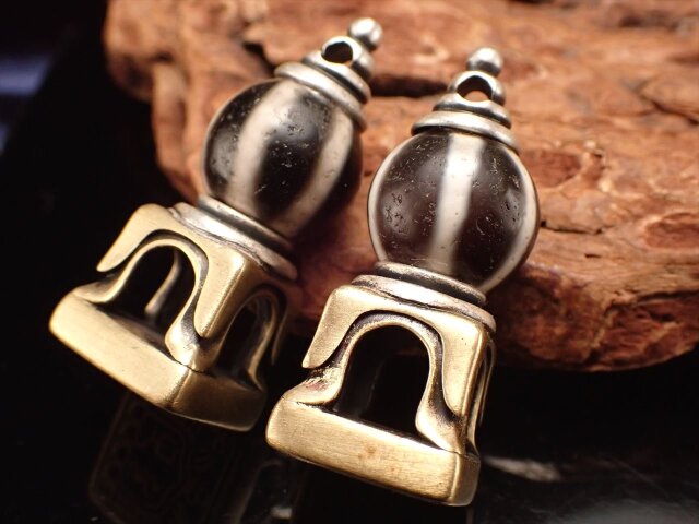 ◇天珠チベット守護印◇開運＆魔除けの良好な組み合わせ◇厄除け