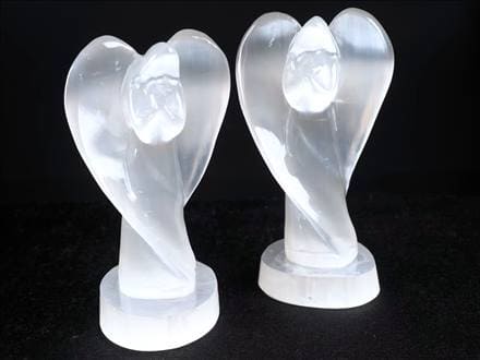 ◇聖母マリアのガラス◇インテリアや贈り物に◇天然ジプサム◇サティン