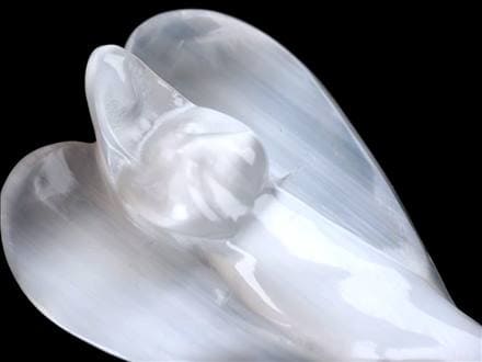 聖母マリアのガラス！セレナイトの大きなプレート 聖母マリアのガラス！セレナイトの大きなプレート