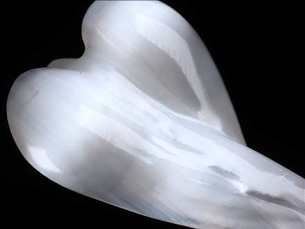 ◇聖母マリアのガラス◇インテリアや贈り物に◇天然ジプサム◇サティン