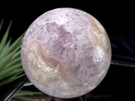 ピンクアメジストスフィア【可憐】 ☆まるで花束！可憐なスフィア☆幸運や良縁を引き寄せる☆癒しと愛情の