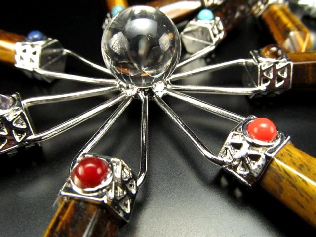 ☆少量限定入荷！☆七つの天然石使用☆デンバー展示会商品☆チャクラ 