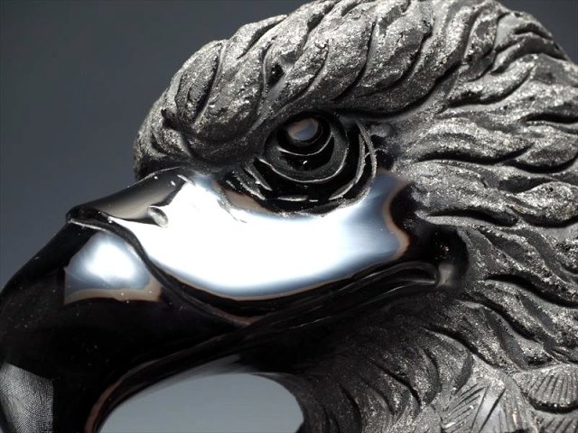 ◇極み彫刻！◇極上彫刻置物◇1点物◇インテリアに◇ブラック