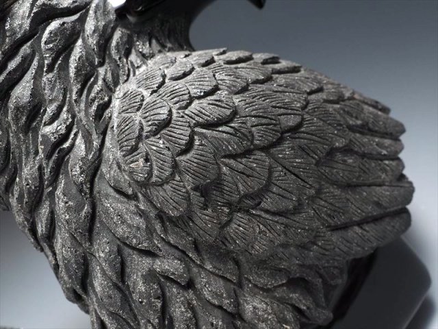 ◇極み彫刻！◇極上彫刻置物◇1点物◇インテリアに◇ブラック