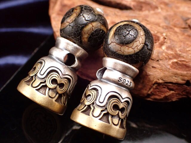 ◇天珠チベット守護印◇開運＆魔除けの良好な組み合わせ◇厄除け