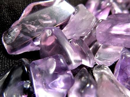 ◇透明度抜群！ラベンダーアメジストさざれ◇キラキラ結晶！◇2月の