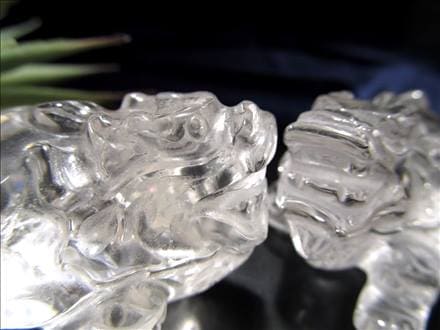 ◇財運を高める瑞獣◇天然水晶使用◇繁栄と安泰の象徴◇純粋と浄化を