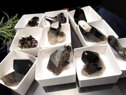 ◇限定！艶々極上モリオン◇貴重な漆黒の美結晶！◇アーカンソー産黒 