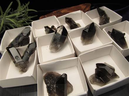 ◇限定！艶々極上モリオン◇貴重な漆黒の美結晶！◇アーカンソー産黒