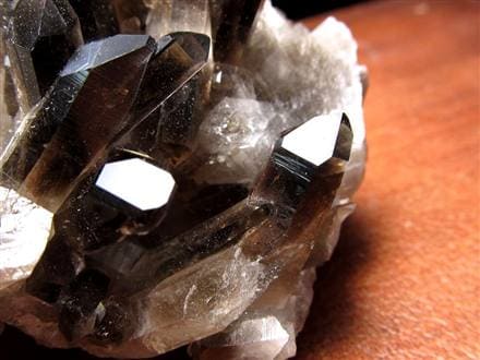 【極上品】アーカンソー産　黒水晶 ◇漆黒の極上結晶◇世界有数のパワースポット「アーカンソー州産