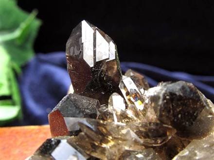 【極上品】アーカンソー産　黒水晶 アーカンソー産 黒水晶（スモーキークォーツ）クラスター原石