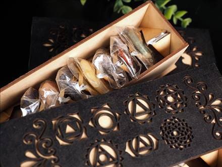 ☆特選セット☆豪華専用BOX付き☆【チャクラ対応7ストーンタンブル