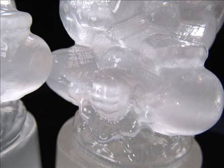 ◇聖母マリアのガラス◇インテリアや贈り物に◇天然ジプサム◇サティン