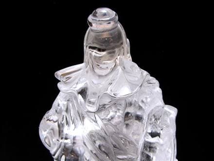 ◇限定2体！◇澄んだ輝きのブラジル産水晶◇秀逸！一刀一石彫り◇武勇