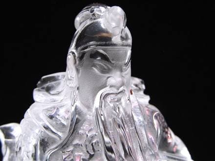 ◇限定2体！◇澄んだ輝きのブラジル産水晶◇秀逸！一刀一石彫り◇武勇