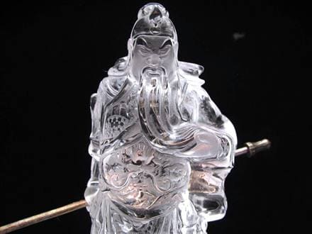 ◇限定2体！◇澄んだ輝きのブラジル産水晶◇秀逸！一刀一石彫り◇武勇