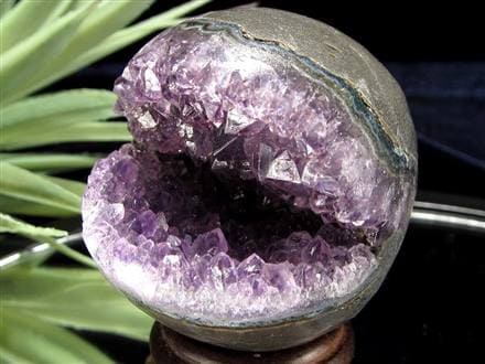 ☆少量限定☆笑福開運アメジストボール！☆濃密パープル結晶☆愛の守護