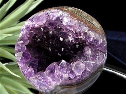 ☆少量限定☆笑福開運アメジストボール！☆濃密パープル結晶☆愛の守護