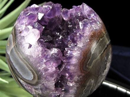 ☆少量限定☆笑福開運アメジストボール！☆濃密パープル結晶☆愛の守護